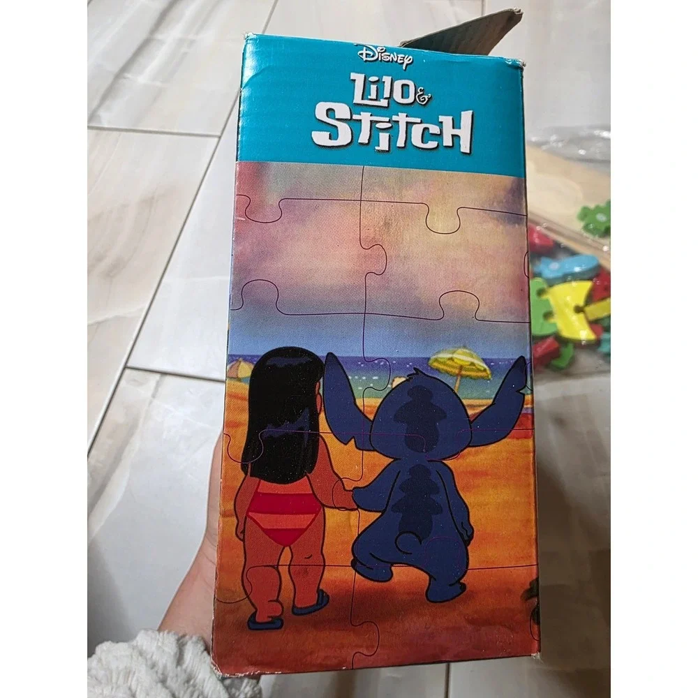 Disney Lilo & Stitch Puzzle Yahtzee To Go Mindfulness Dice Wooden‎ Puzzle Lot
